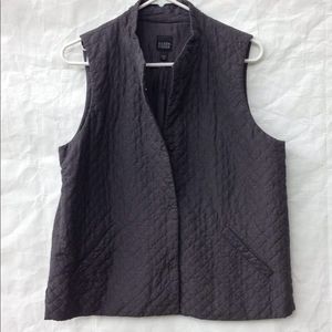 Eileen Fisher gray vest size medium